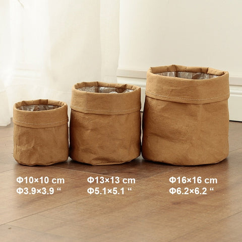 Tyvek "paper" bag pots